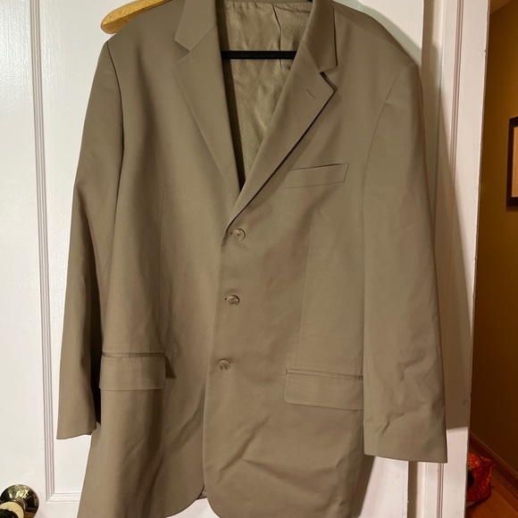 Halston Heritage Other - Halston Khaki Blazer made in Italy. Size 44L 38 W
